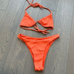 Monday Swimwear Cantaloupe Palma and Tamara Bottom